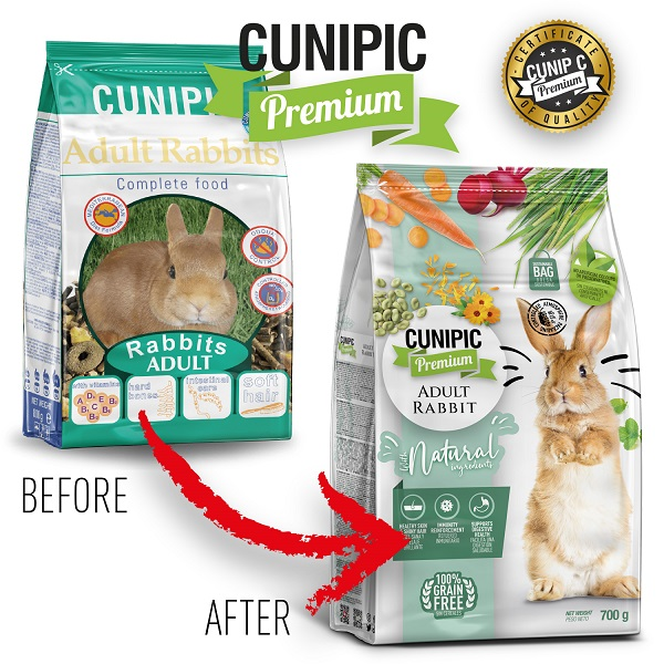 Cunipic Premium Food Adult Rabbit 700g Small Animal Food Pet Lovers Centre