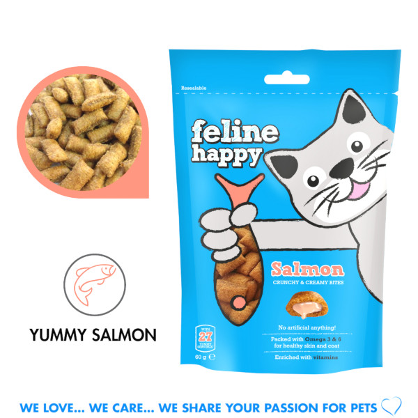 Feline Happy Salmon 1 Feline Happy Salmon 1