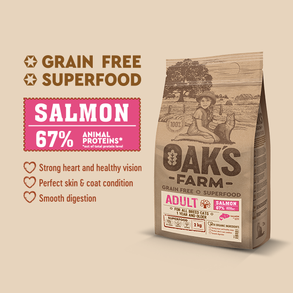 Oak's Farm Adult Salmon